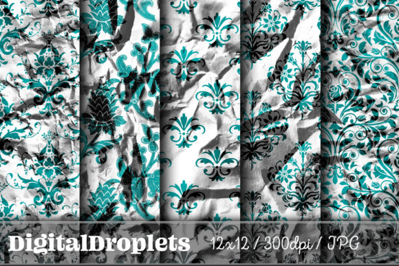Elevate Designs with Timeless Texture: Paper Damask Vol. 4