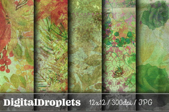 Gilded Flowers Vol. 17: A Gothic-Floral Design Collection