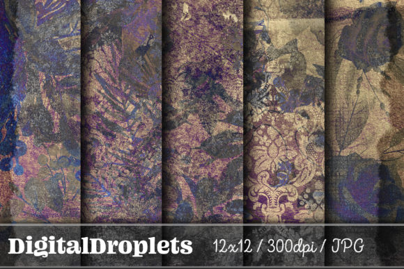 Gilded Flowers Vol. 2: Gothic Floral Textures for Design
