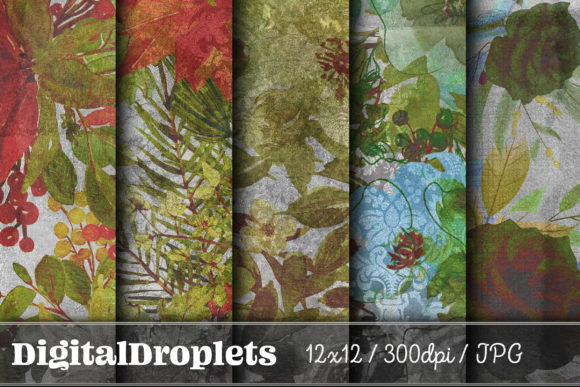 Gilded Flowers Vol. 21: Vintage & Gothic Paper Collection
