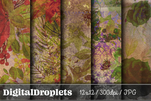 Gilded Flowers Vol. 8 | A Darkly Elegant Collection for Designers