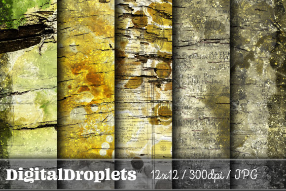 Inked Glam Vintage Vol. 12 | A Designer's Grunge & Gothic Paper Set