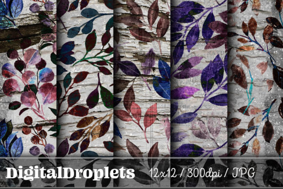 Leaves in the Wind Vol. 13: Vintage Textures for Modern Design
