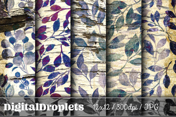 Leaves in the Wind Vol. 27: Vintage Paper Textures for Design