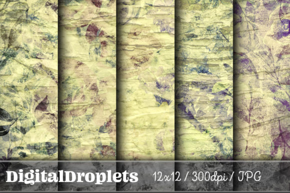 Weathered Blossoming Flowers Vol. 10: Textured Floral Design